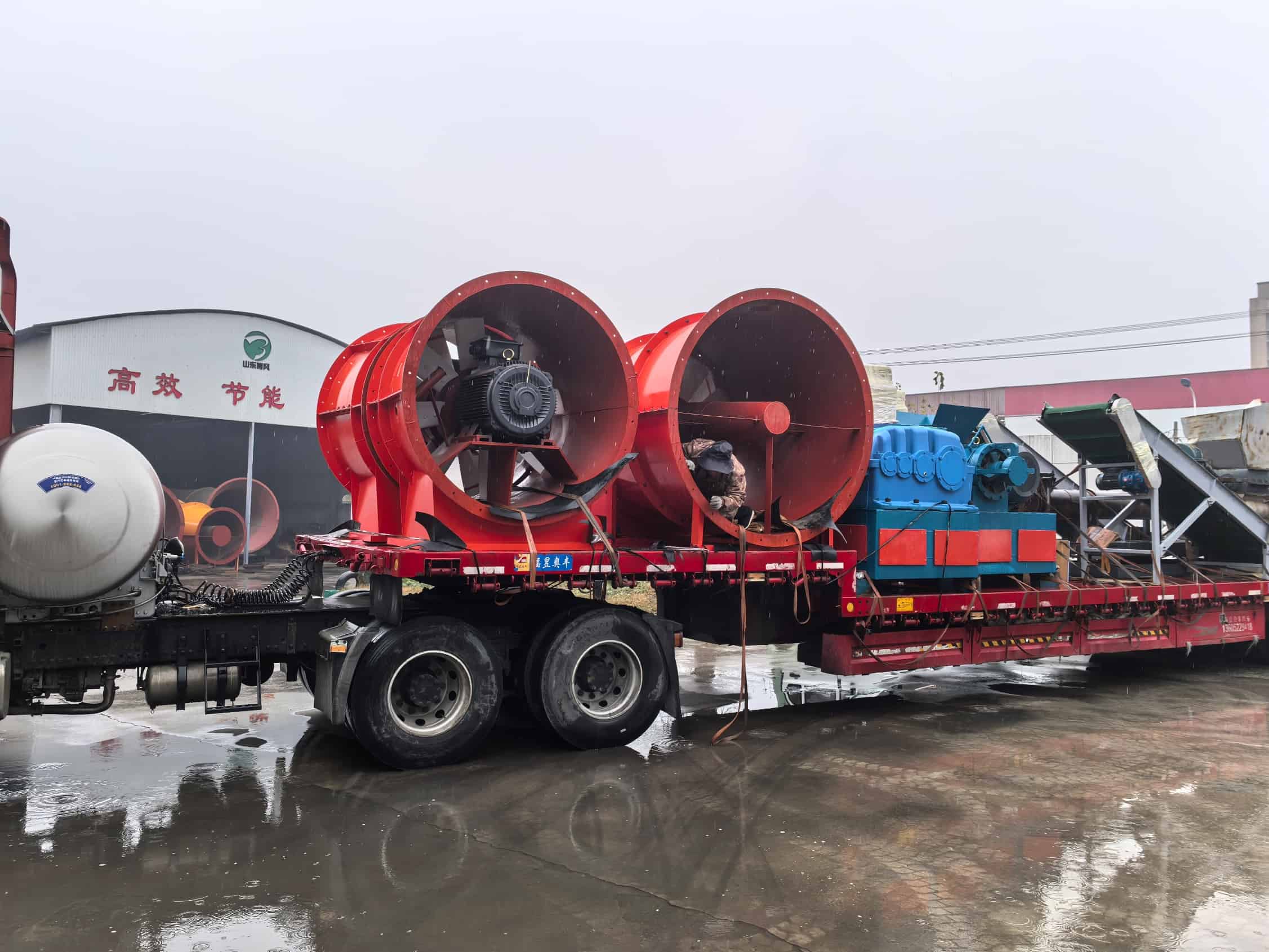 Caso Envio Completo Ventiladores Axiais Série FKZ