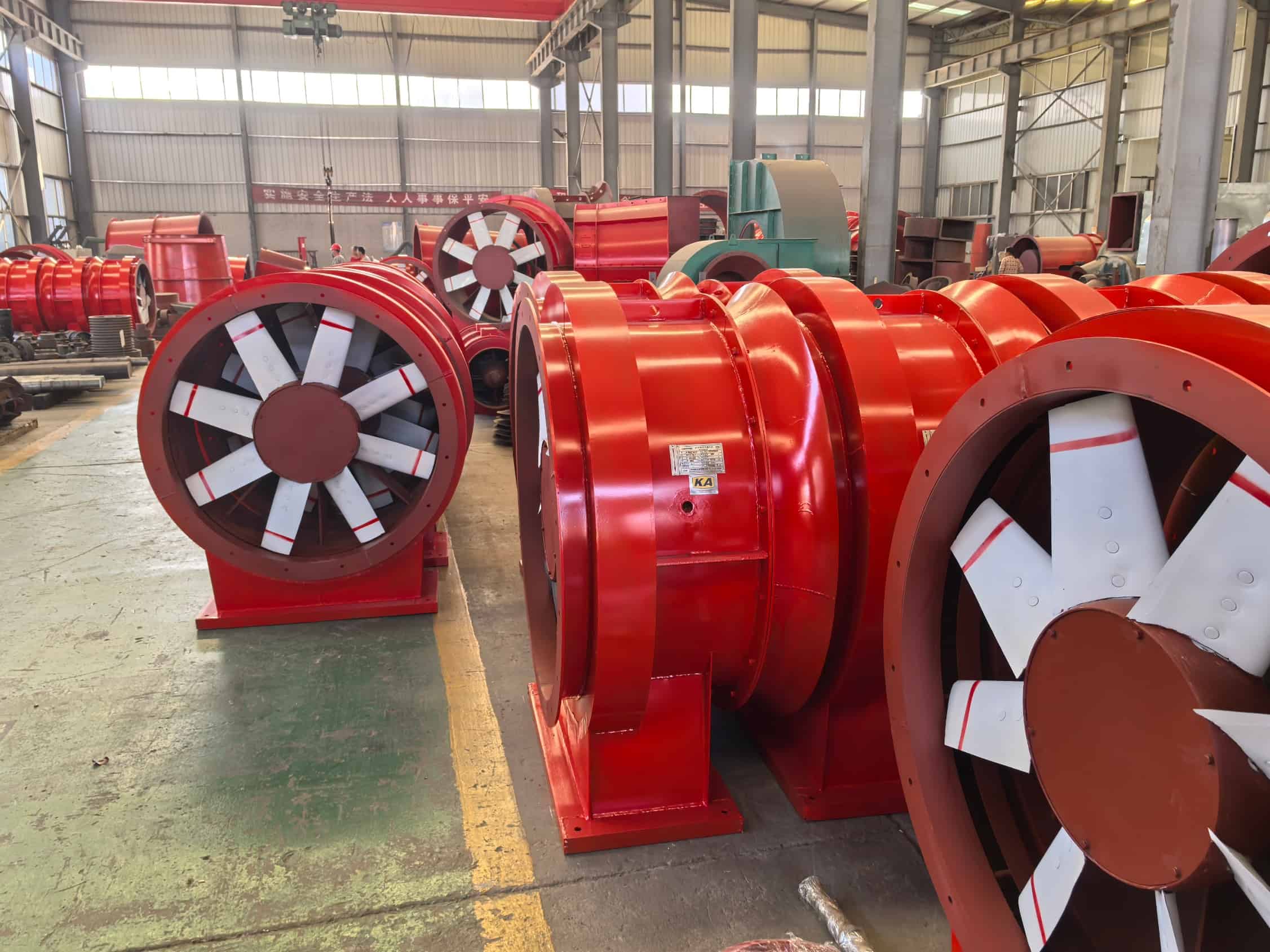 Caso Entrega em Massa Ventiladores Axiais Série FKZ