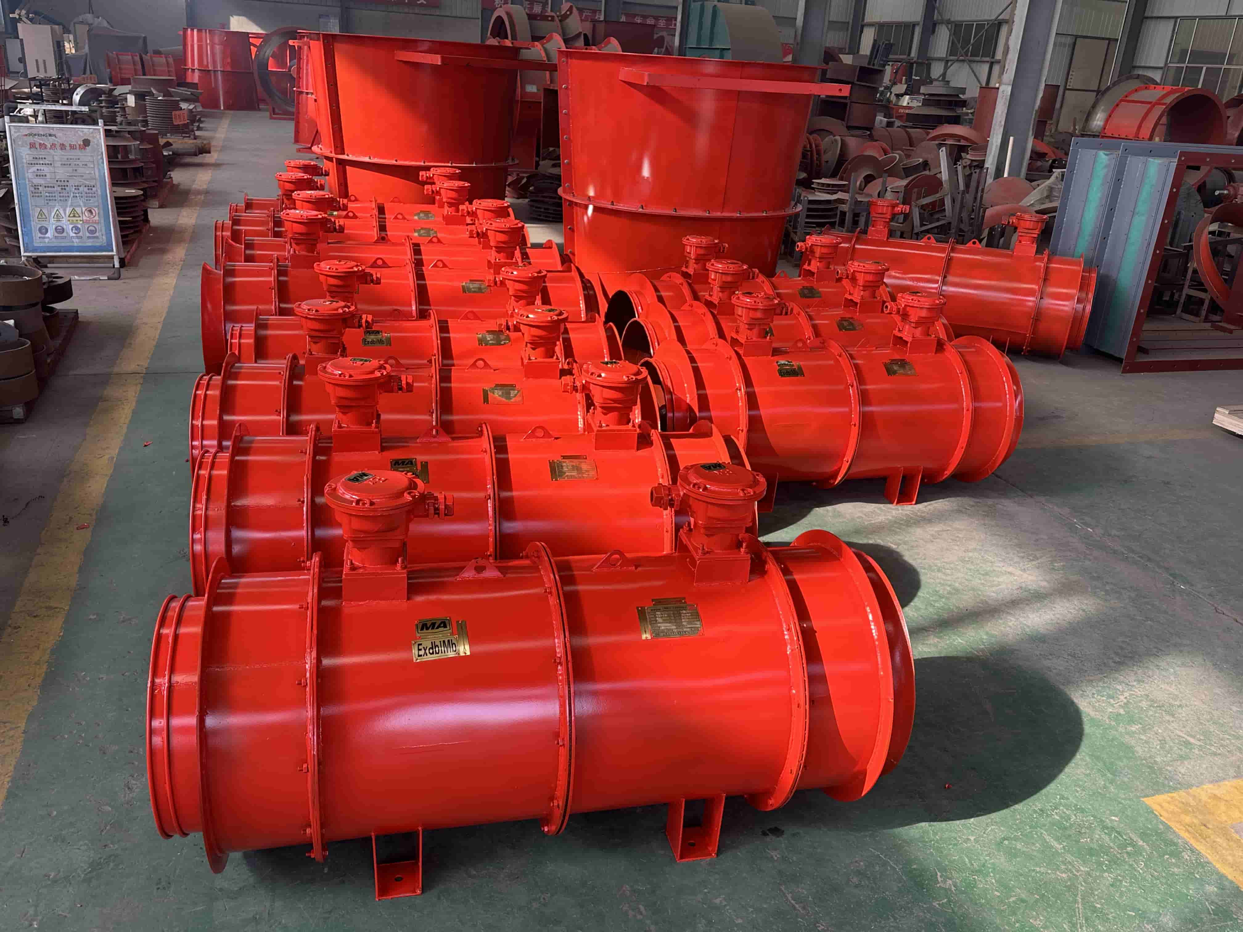 Finalizare producție în lot – ventilatoare contrarotative antiex, FBD