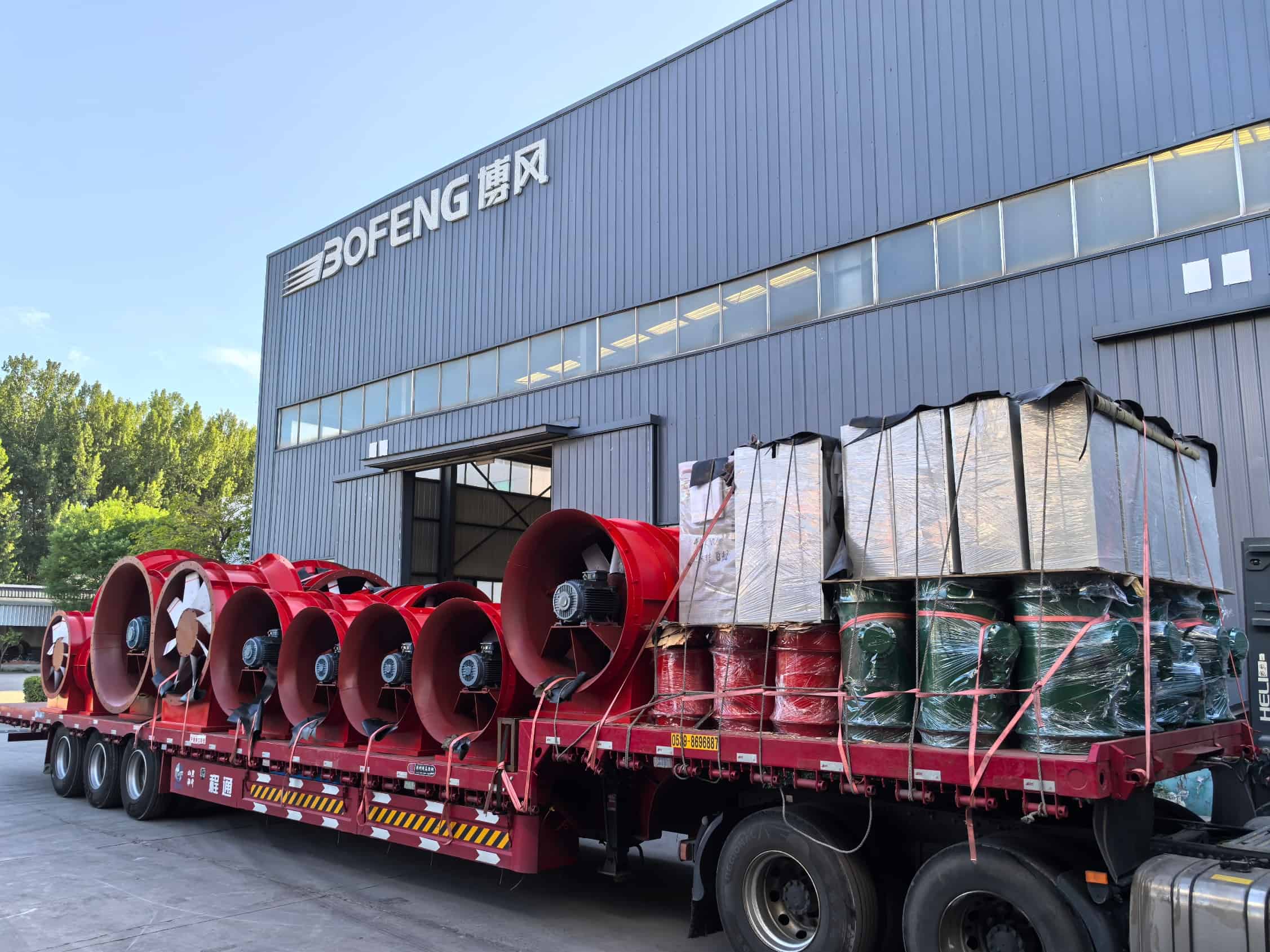 Caso Entrega em Massa Ventiladores Axiais Série FKZ