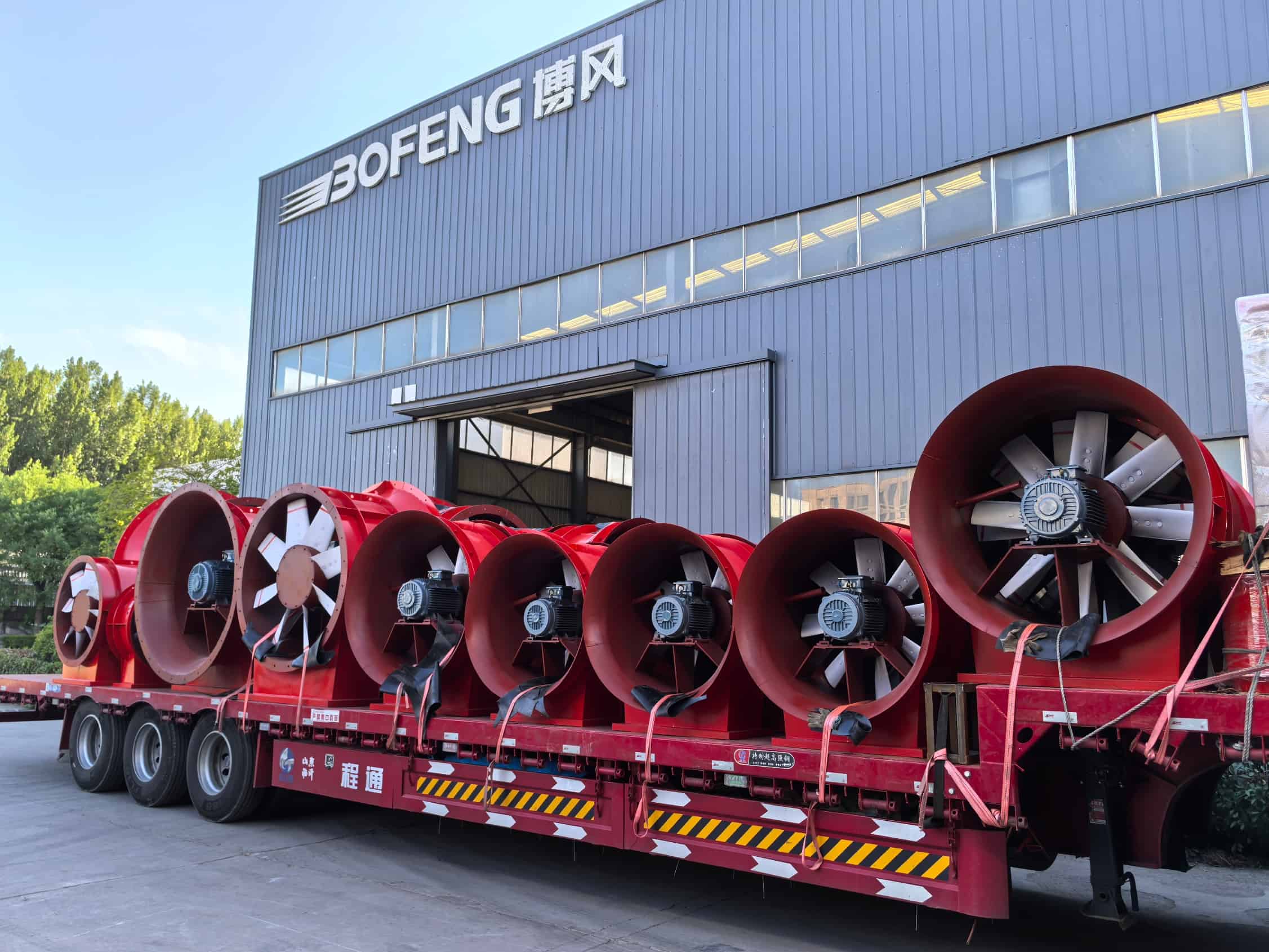 Caso Entrega em Massa Ventiladores Axiais Série FKZ