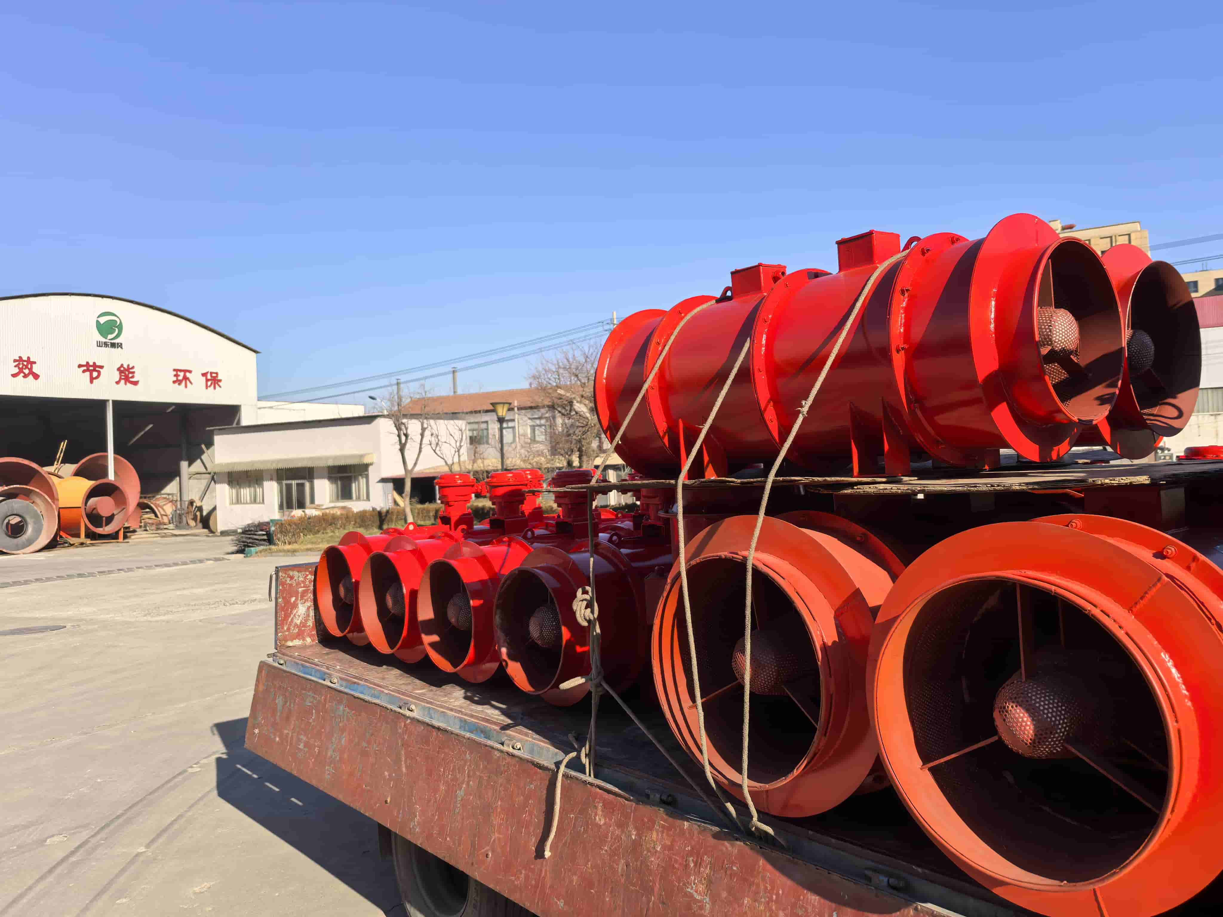 Caso Entrega Ventiladores Auxiliares Antideflagrantes Série FBCD