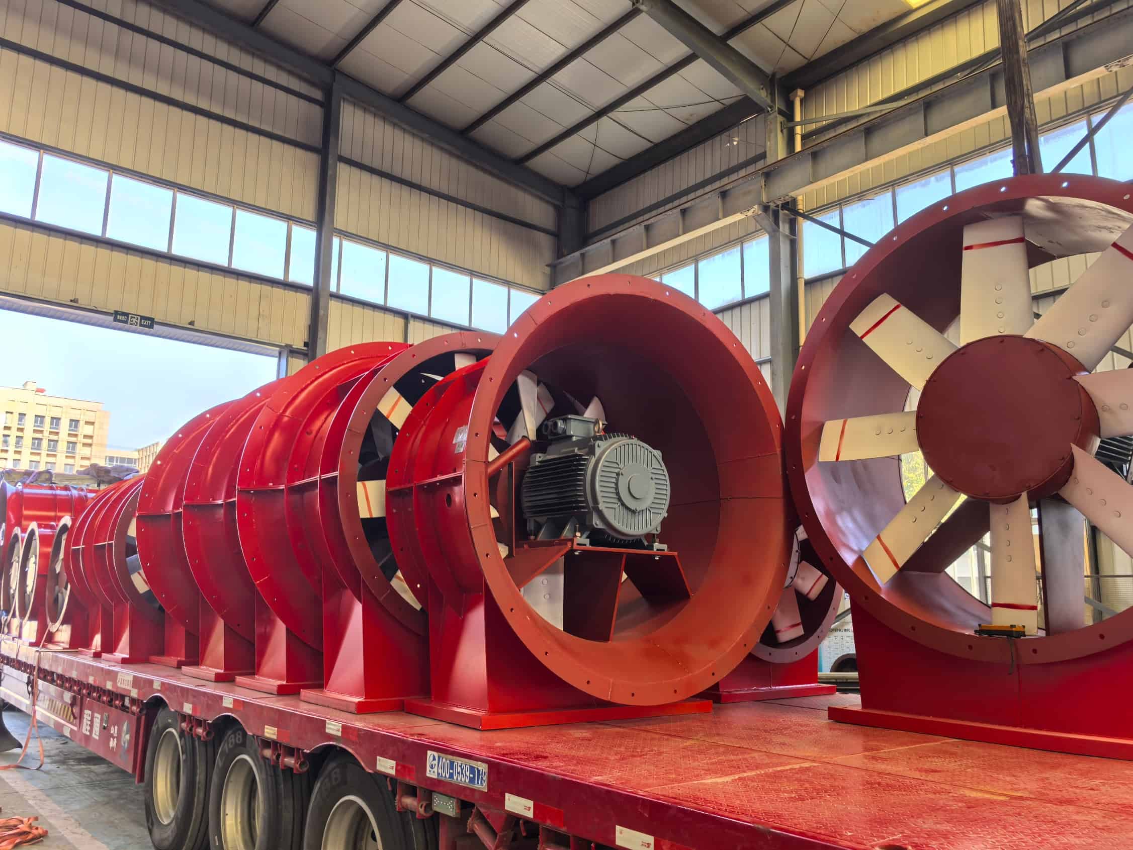 Caso Entrega em Massa Ventiladores Axiais Série FKZ