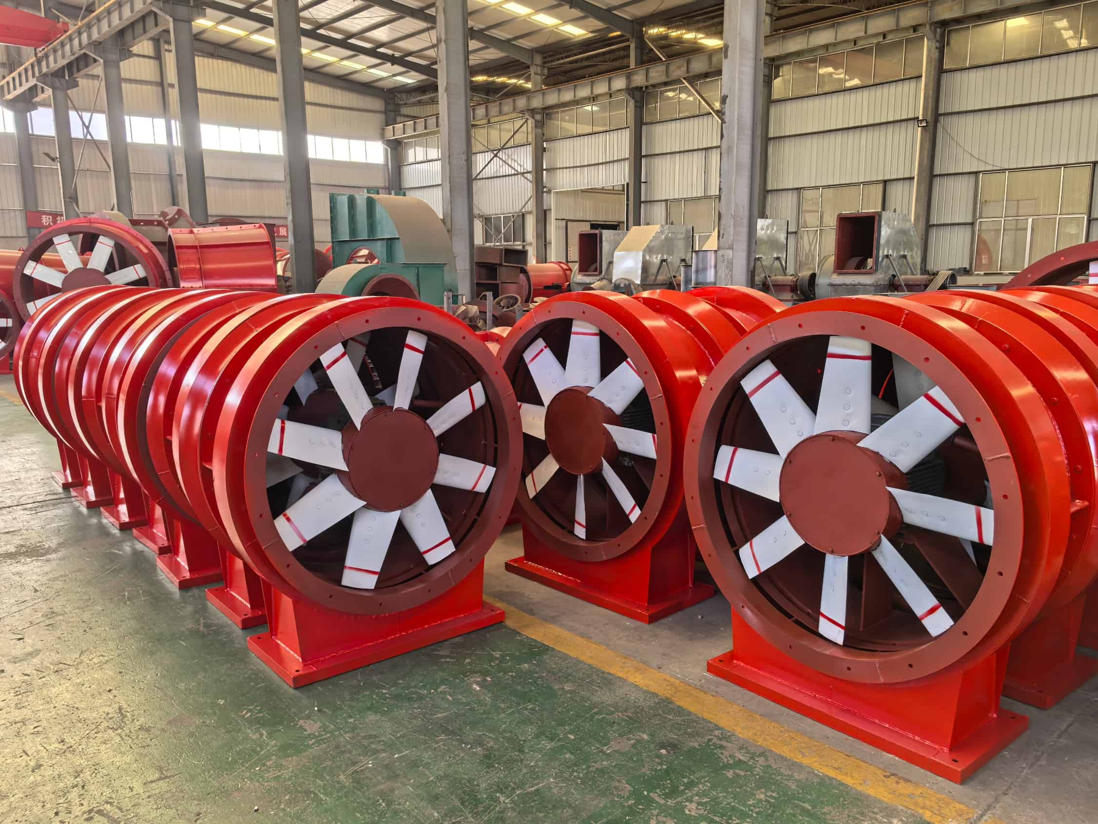 Caso Entrega em Massa Ventiladores Axiais Série FKZ