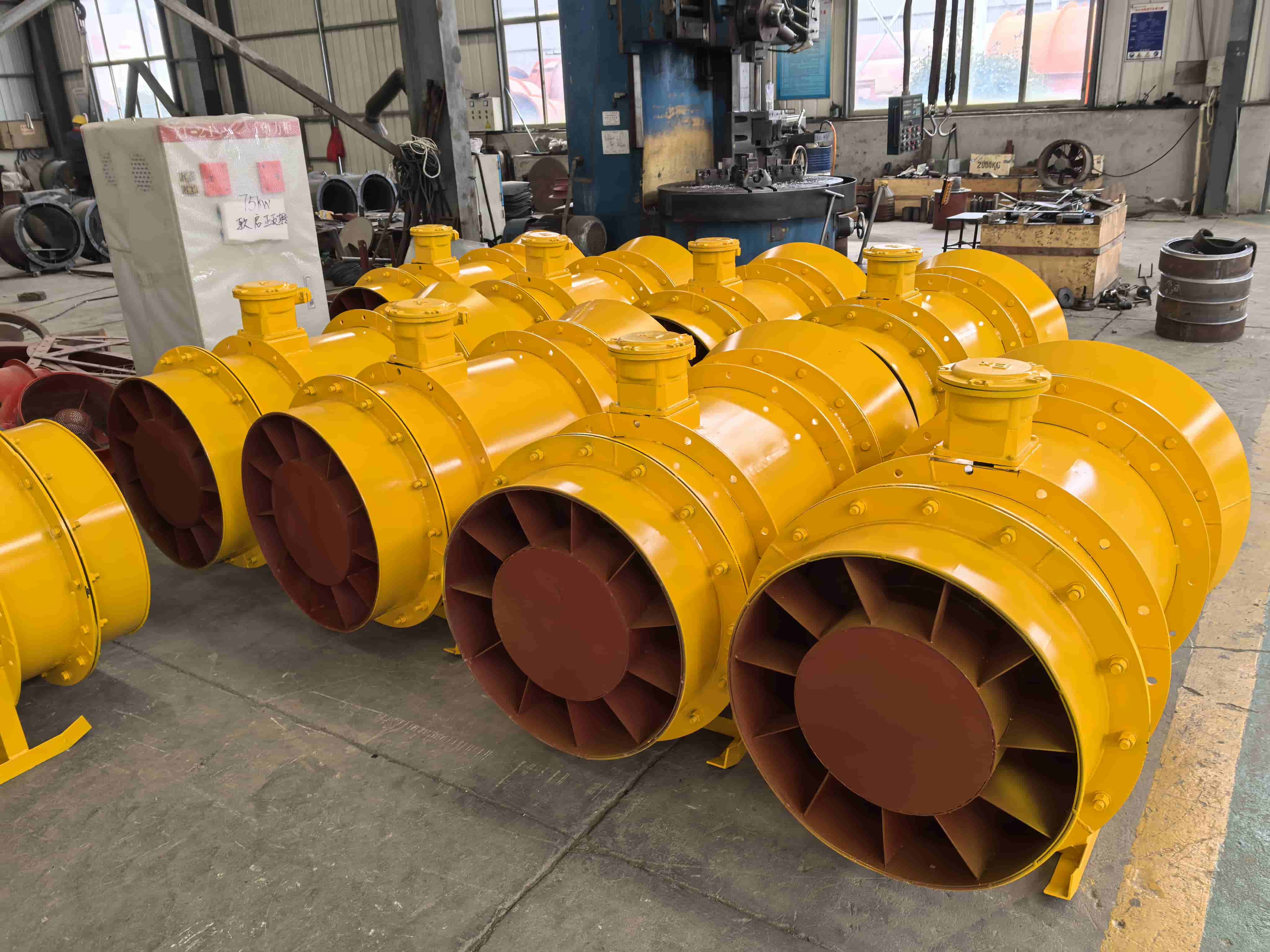 Caso Produção de Ventilador Axial Antideflagrante Série FB