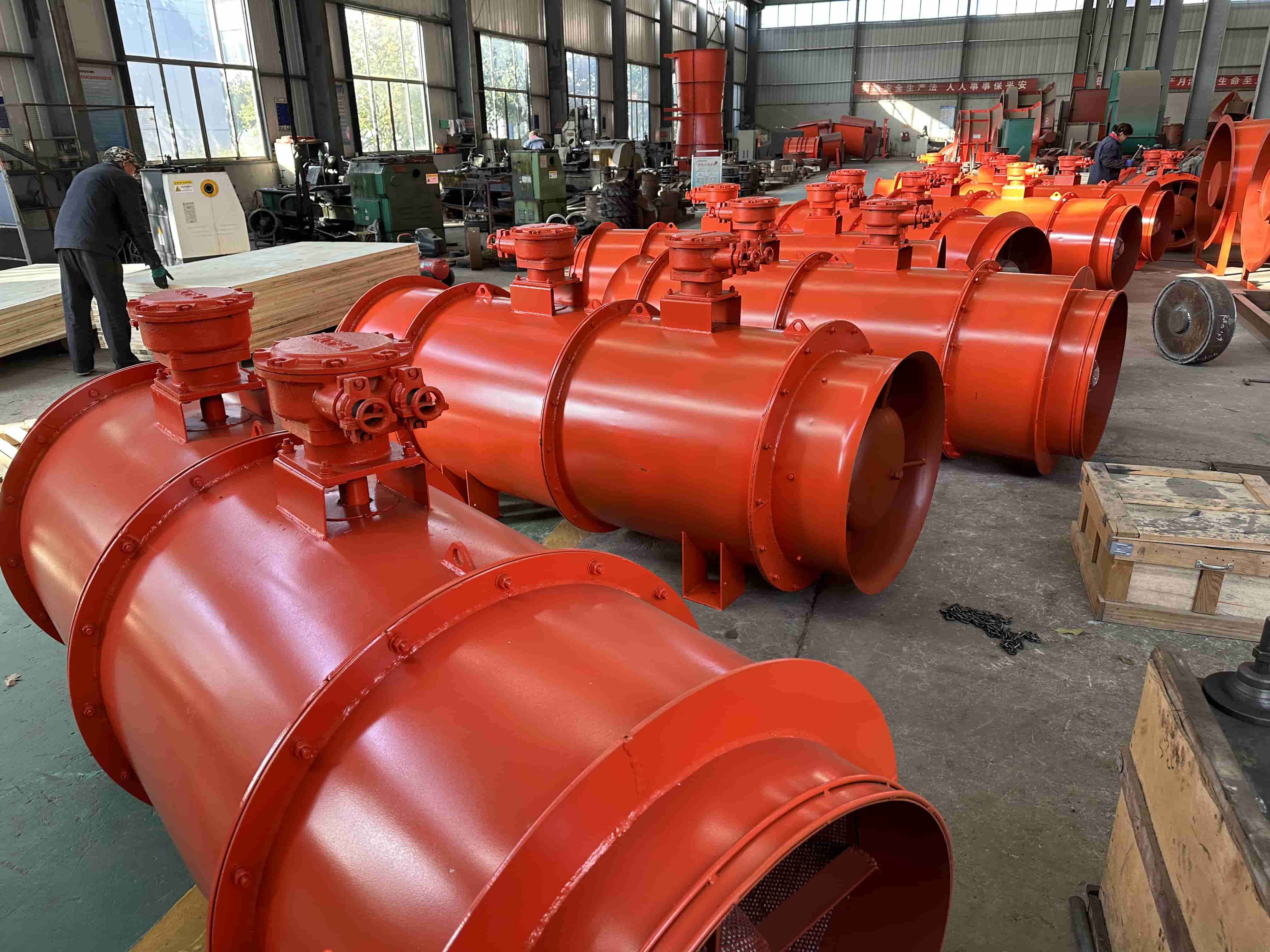 Finalizare producție în lot – ventilatoare contrarotative antiex, FBD