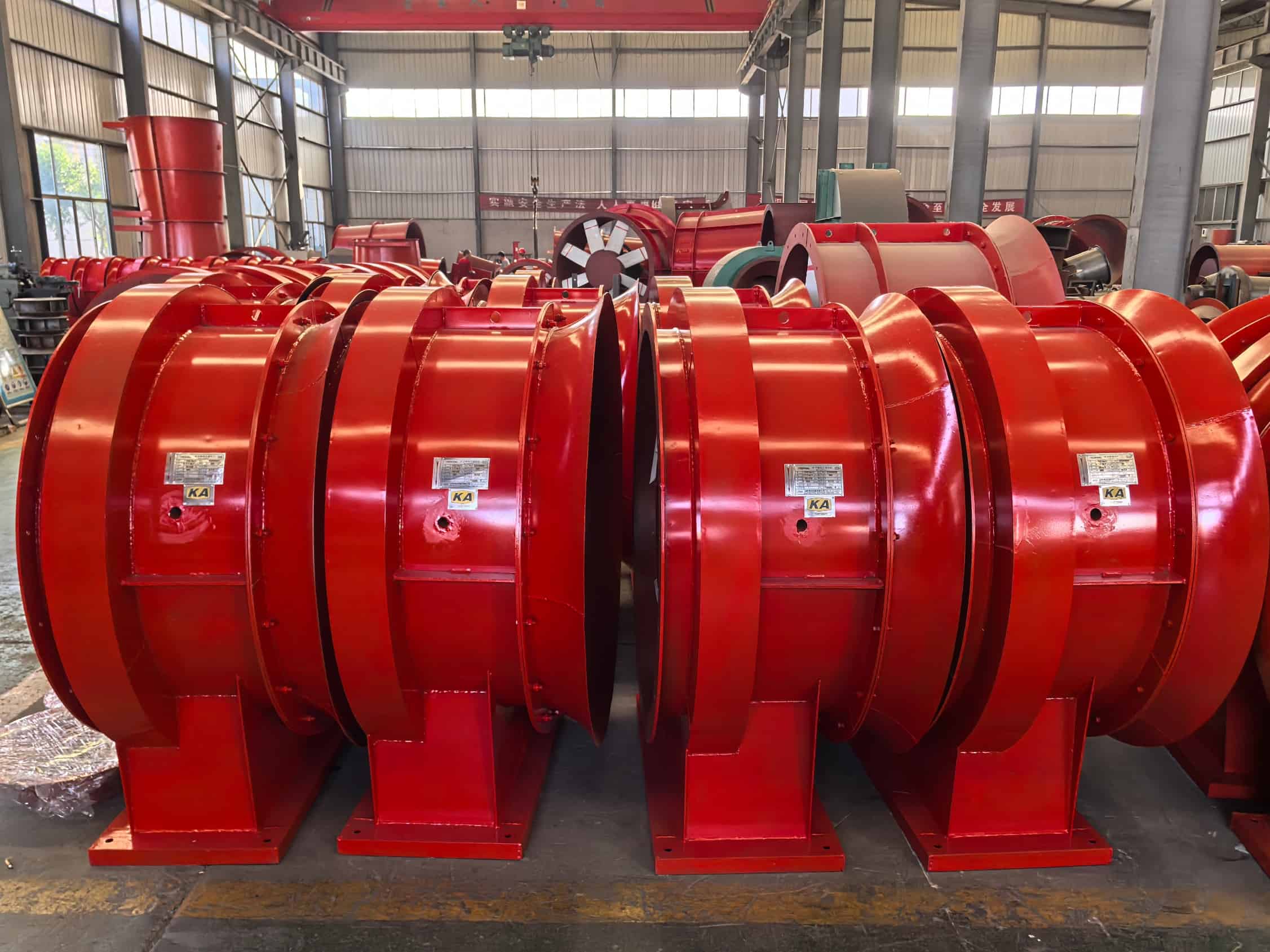 Caso Entrega em Massa Ventiladores Axiais Série FKZ