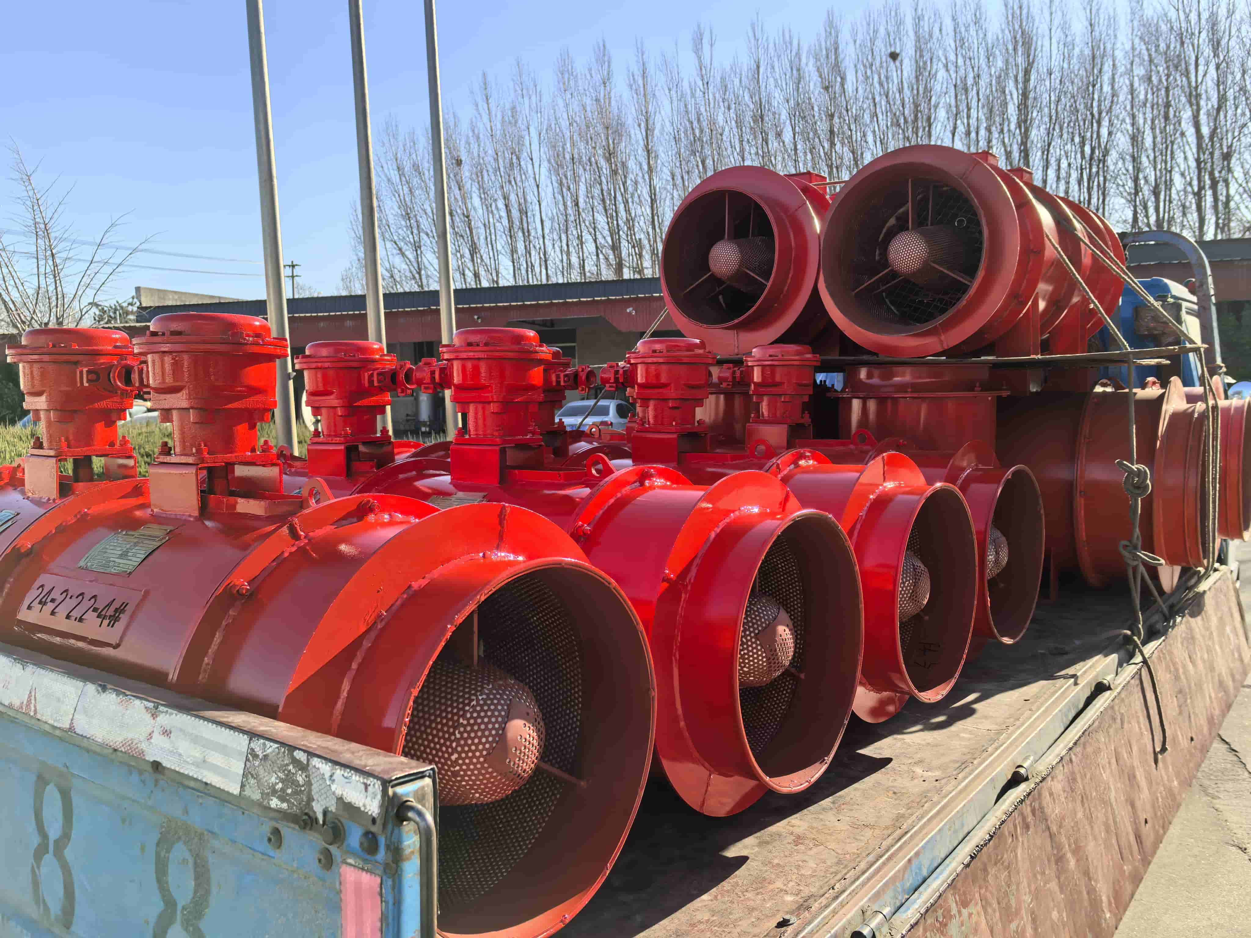 Caso Entrega Ventiladores Auxiliares Antideflagrantes Série FBCD