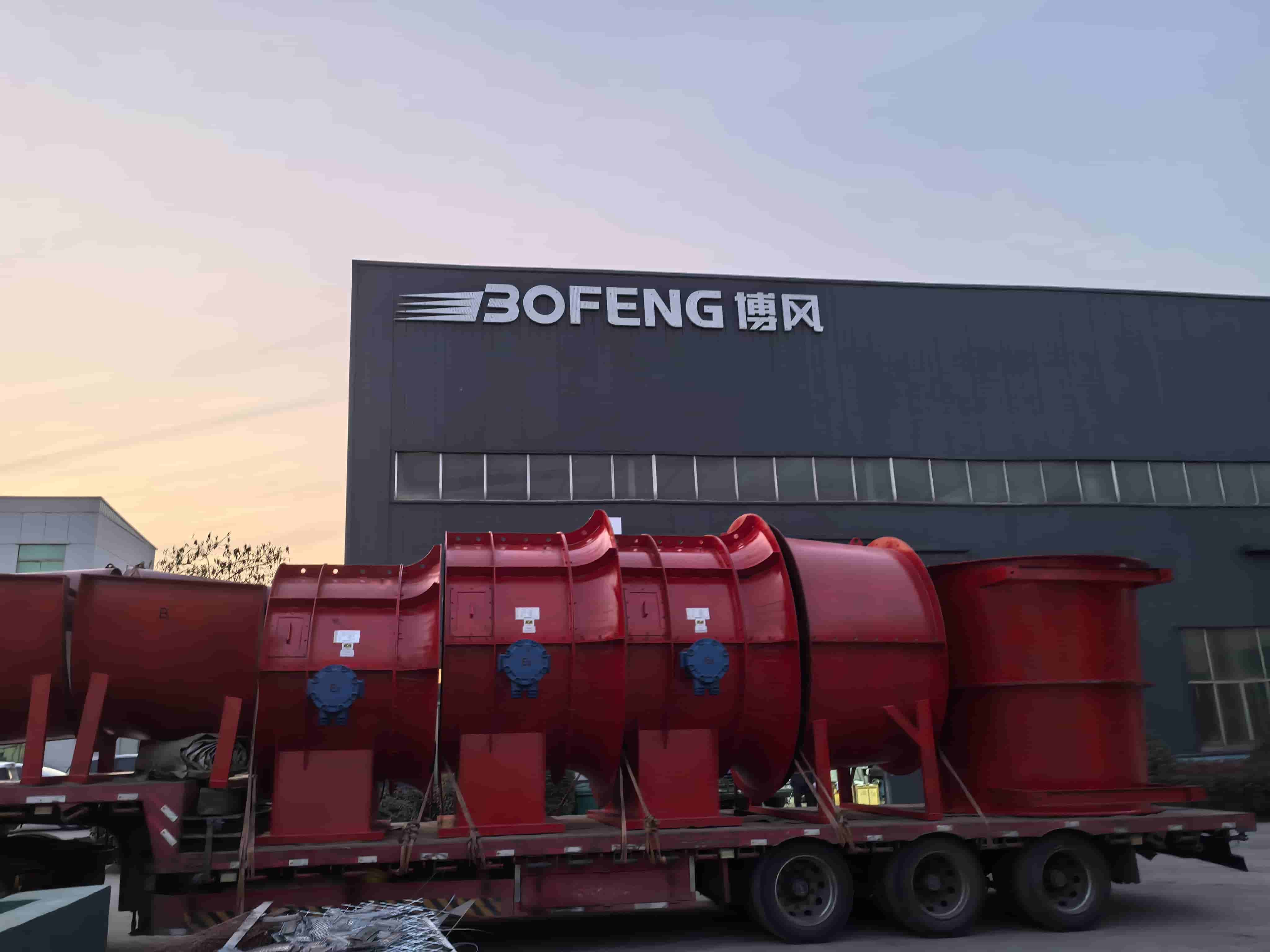 Caz: încărcare și expediere – ventilatoare axiale miniere, seria FBC