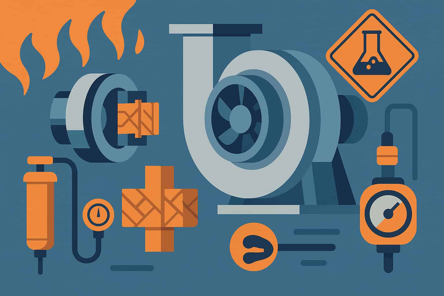 Sealing & Lubrication Techniques for Fans in High-Temp & Corrosive Environments