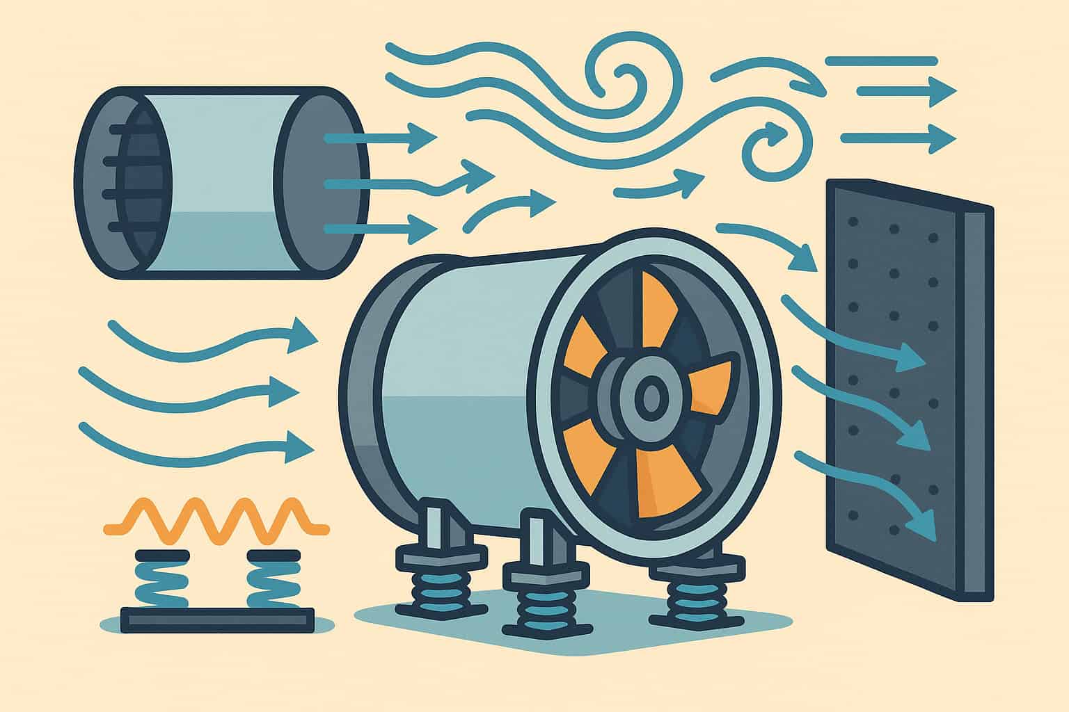 Noise & Vibration Control: Fan Noise Reduction Techniques Overview