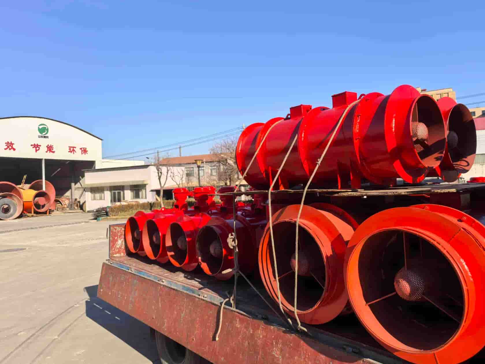FBCD Series Explosion-Proof Counter-Rotating Axial Auxiliary Fan Bulk Delivery