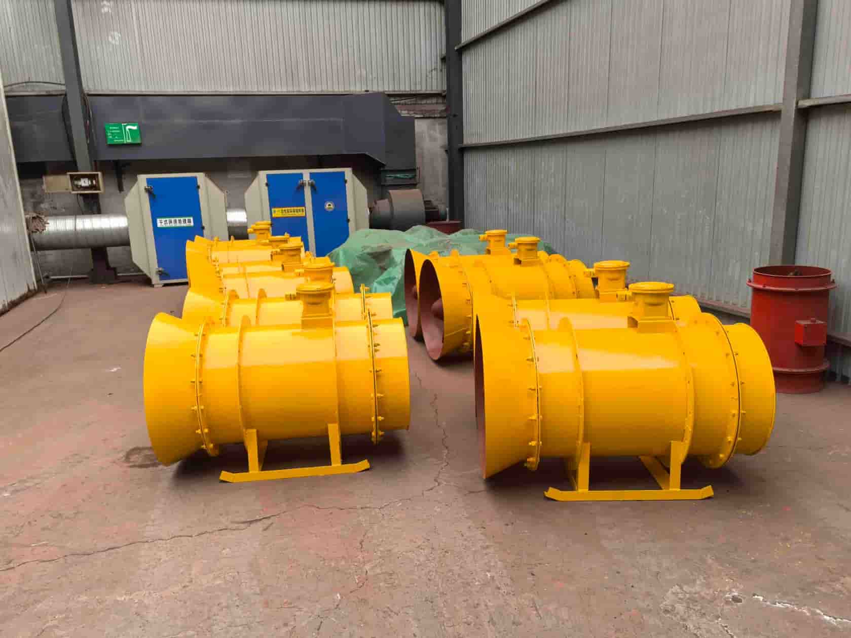 FB Series Flameproof Axial Mine Auxiliary Fan Production Completion Case