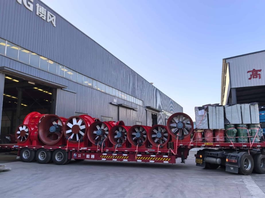 FKZ Series Mine Axial Flow Fan Bulk Loading & Delivery Case