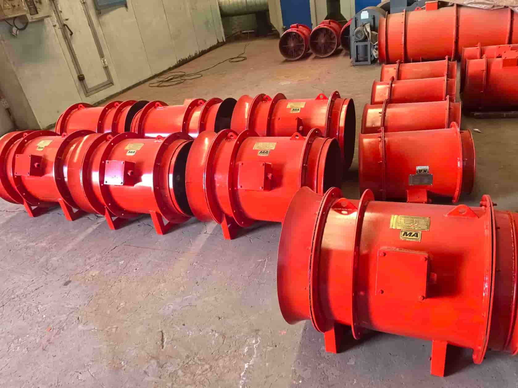 Supply Case of FK Series Auxiliary Axial Mine Supply Fan