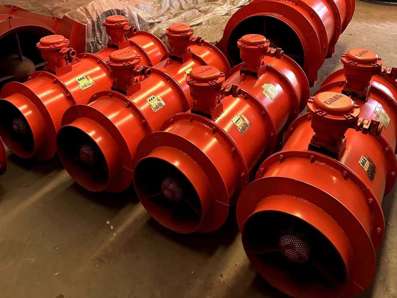 FBCD Series Explosion-Proof Counter-Rotating Axial Auxiliary Fan