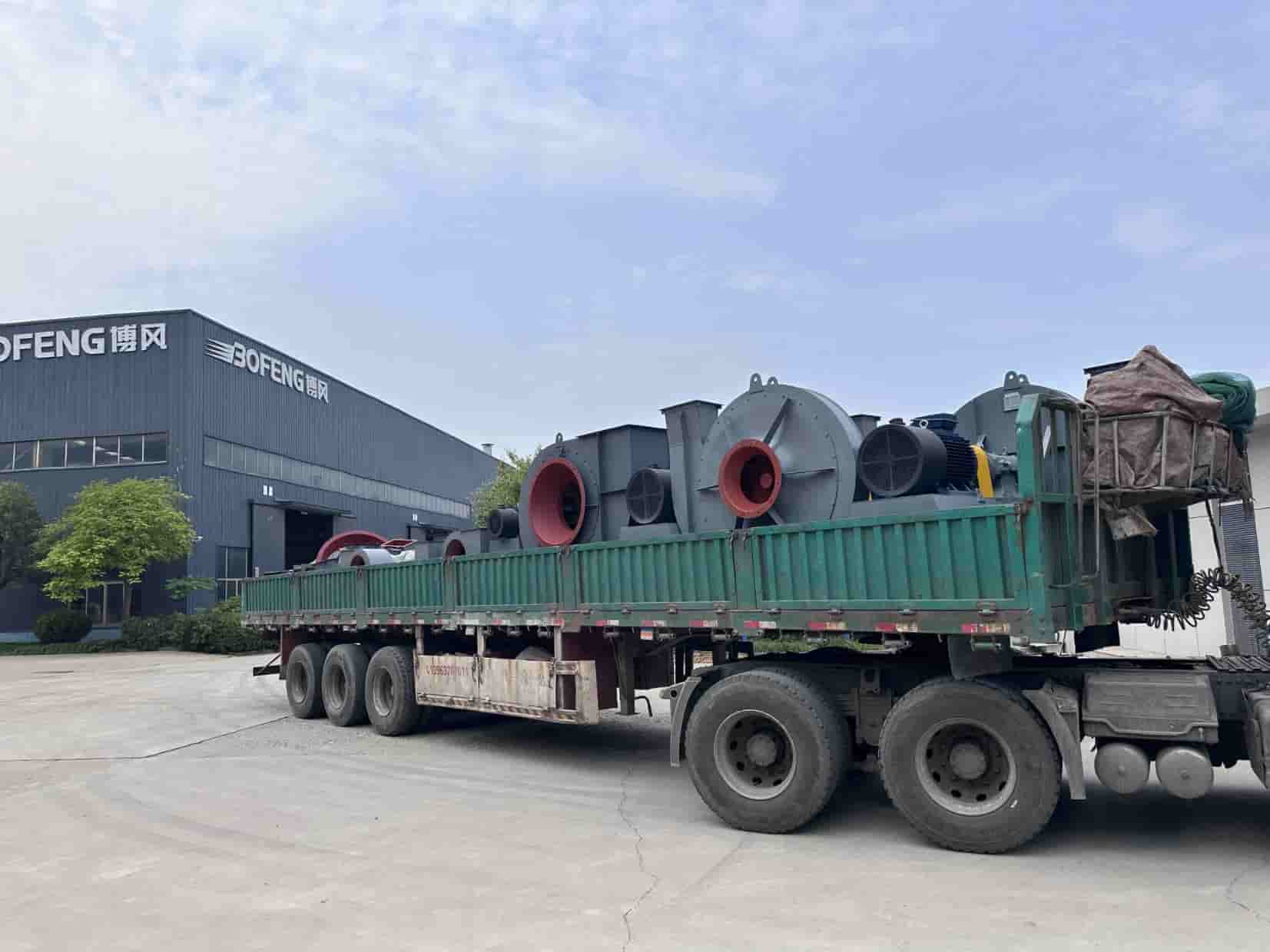 Large Centrifugal Fan Loading & Shipment Case Study