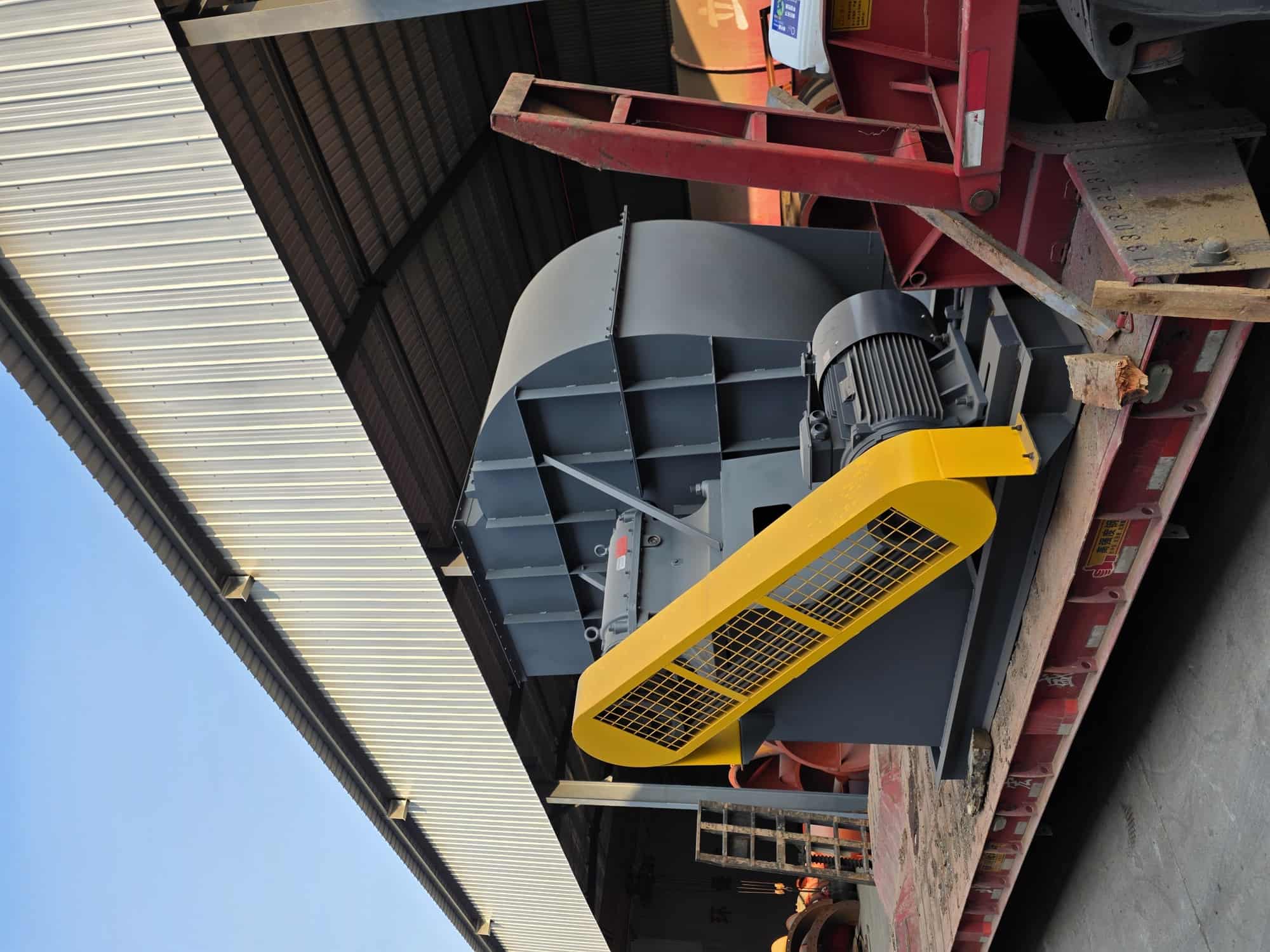 Large Industrial Centrifugal Fan Shipment Case | BOFENG Factory Dispatch