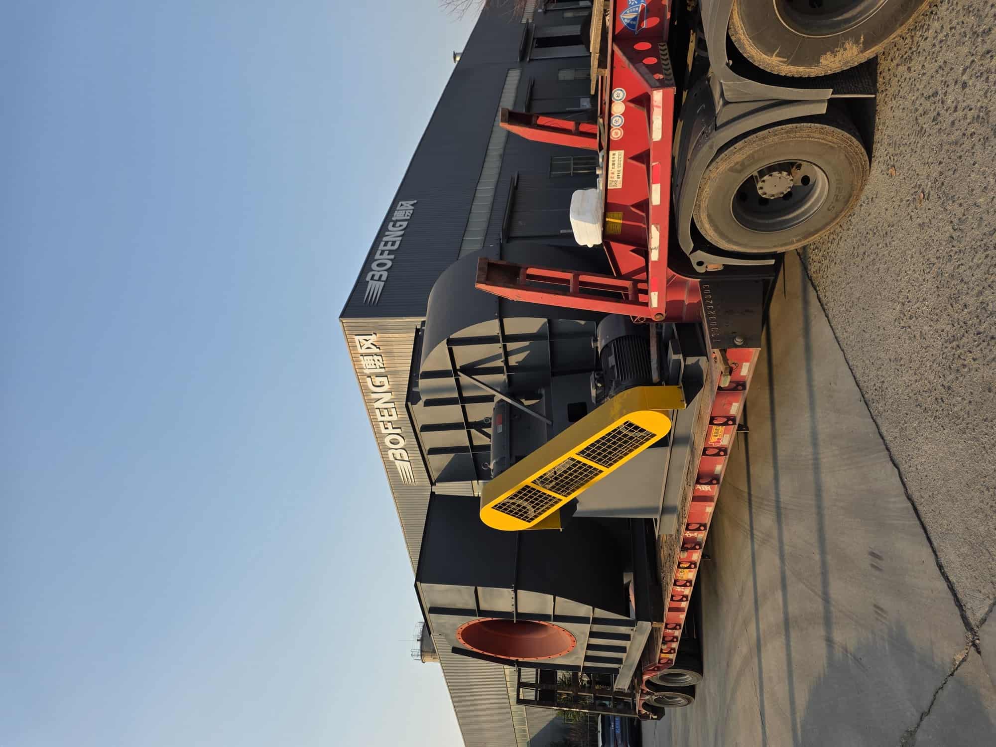 Large Industrial Centrifugal Fan Shipment Case | BOFENG Factory Dispatch