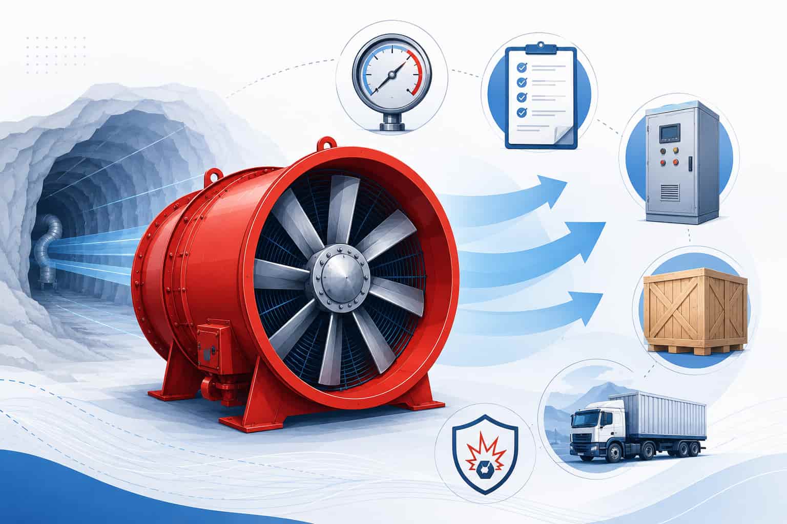 Mine Ventilation Fan Prices: What Affects the Cost?